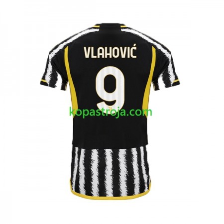 Billiga Fotbollströjor Juventus Dusan Vlahovic 9 Hemma tröja 2023/24 Kortärmad